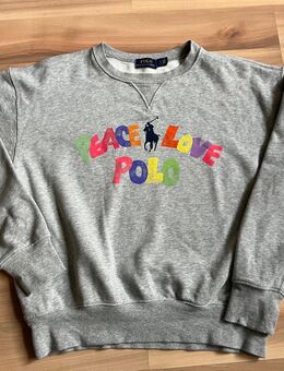 Neuw. Peace Love Polo Sweatshirt Ralph Lauren 1x getragen Big Pony - Hamburg