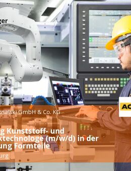 Ausbildung Kunststoff- und Kautschuktechnologe (m/w/d) in der Fachrichtung Formteile - Bad Berleburg