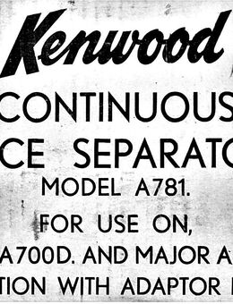 7 Kenwood Kleinteile Ersatzteile f. Fruchtsaftzentrifuge A781 - Chef A700, A700D + Major A706, A706D - Groß Gerau