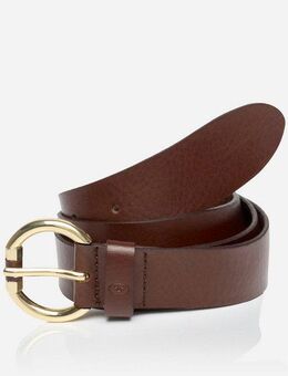 TOM TAILOR Ledergürtel TTJADE 3 cm breiter Damengürtel, modisch vielseitig, ausgefallene Schließe