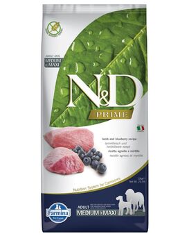 Farmina N&D getreidefrei Adult Medium & Maxi mit Lamm & Heidelbeere - 12 kg