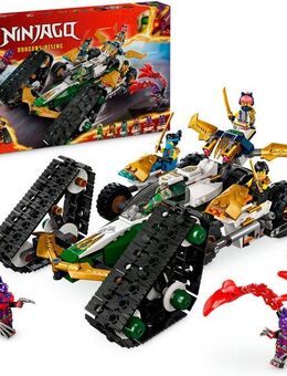 LEGO® Kombi-Raupe des Ninja-Teams (71820), LEGO Ninjago Konstruktionsspielsteine, (576 St), Made in Europe