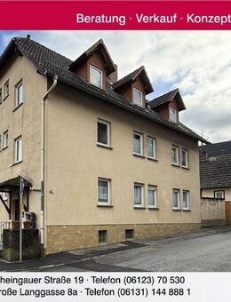 **2 Häuser zum Preis von Einem in Kiedrich** Solides 4 Familienhaus - Kiedrich