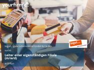 Leiter einer eigenständigen Filiale (m/w/d) - Erfurt