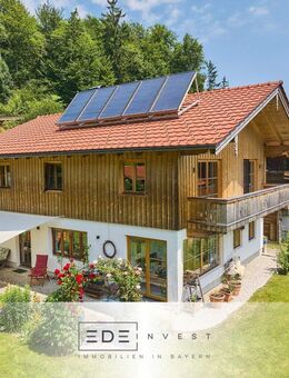Energieeffizientes Einfamilienhaus mit viel Platz für die Familie und sonnigem Südwest-Garten - Irschenberg