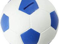 HMF Spardose Fußball Lederoptik Ø15cm blau/weiß  #4790-05 - Birkenfeld (Baden-Württemberg)