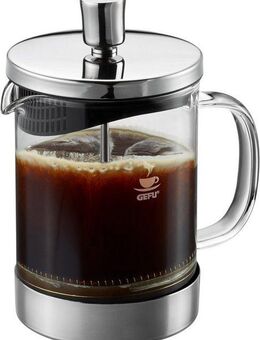 GEFU Kaffeebereiter, 0,6l Kaffeekanne, aus Borosilikatglas