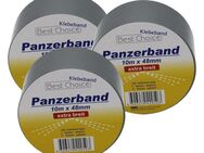 3x Panzerband Klebeband 10m x 48mm - Extra Breit, Silber - Wegberg Zentrum