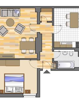 2-Zimmer-Wohnung in Recklinghausen - Recklinghausen