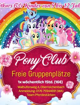 Reiten & Spiel & Spaß im Pony Club für Kinder (auch als Weihnachtsgeschenk) - Oberreichenbach (Baden-Württemberg)