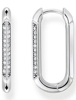 THOMAS SABO Paar Creolen silber, mit Zirkonia (synth)