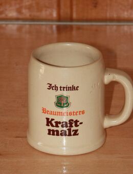 Braumeisters Kraftmalz Bierkrug Keramik Steinzeug Steingut 1/4 L neuwertig - Borken