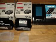 Makita Schnelladegerät DC18RC mit 9A Ladeleistung ! inkl. 2 Akku 1860B LED - neu unbenutzt - alles Original Makita - Erfurt