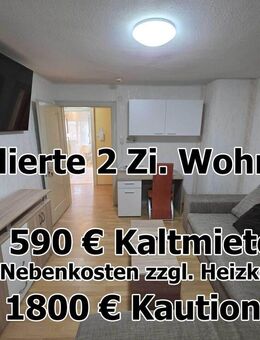 ab sofort - möblierte 2 Zimmer Wohnung mit EBK - Pirmasens