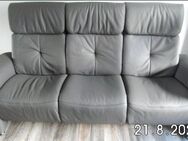 MONDO Varia Echt Leder 3-Sitzer Sofa GRAU - sehr Neuw. von 01/24 - Bochum Linden