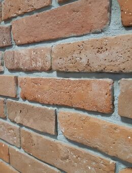 Ziegelriemchen hergestellt aus Original alten Ziegelsteinen. Ideal geeignet für Wandverkleidung Innen & Außen so wie für die Bodenverlegung. - Herrnhut Rennersdorf