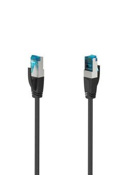 Hama Netzwerkkabel CAT 6a, 10 Gbits, geschirmt, RJ45 Stecker, 1,50 m Netzkabel, RJ-45 (Ethernet), (150 cm), Mit Knickschutzhülle