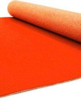 Primaflor-Ideen in Textil Läufer PODIUM, Made in Belgium, rechteckig, Höhe: 2,6 mm, Breite 100 cm, robuster Nadelfilz, Uni-Farben