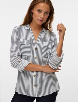 Vero Moda Hemdbluse VMBUMPY L/S SHIRT NEW WVN GA NOOS