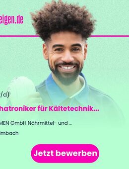 Mechatroniker für Kältetechnik (m/w/d) - Kulmbach