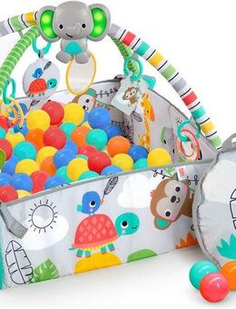 Bright Starts Spielbogen 5-in-1 Your Way Ball Play™ Activity Gym & Ball Pit - Totally Tropical™, mit Licht und Sound