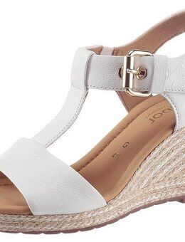 Gabor MILANO Sandalette, Blockabsatz, Sommerschuh, Sandale mit Absatz in Korkoptik