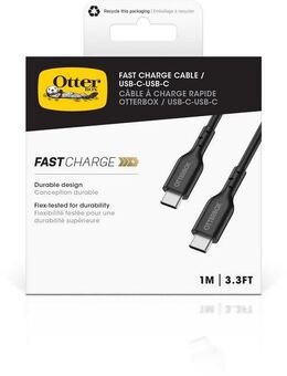 Otterbox Standard USB-C zu USB-C PD-Kabel 1m USB-Kabel, USB Typ C, (100 cm)