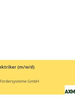 Industrieelektriker (m/w/d) - Zwenkau
