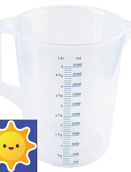 Messbecher mit Skala für bis 5 L NEUWARE wie im Bild - Ravensburg Zentrum