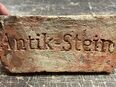 Haus Ziegel Stein Gravur personalisiert original 120 Jahre alter Klinker mit eigener Inschrift in 06198