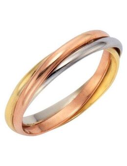 Firetti Fingerring Schmuck Geschenk Gold 333 Damenring Goldring tricolor