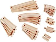 Hape Gleise-Set Schienenausbauset, passend für alle Hape Holzeisenbahnen