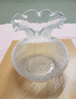 Vase, Glas-Vase, Glas in Splitteroptik, Deko - Damme