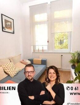 RHEINGAUVIERTEL - Charmante Wohnung in ruhigem Hinterhaus: 2 Zimmer, Küche, Bad - Wiesbaden