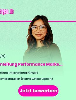 Teamleitung (m/w/d) Performance Marketing / Digitales Marketing - Zusmarshausen