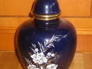 Vase mit Deckel - Echt Kobalt Handarbeit - Bottrop