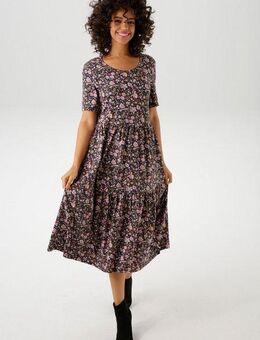 Aniston CASUAL Sommerkleid mit farbenfrohen Blumendruck
