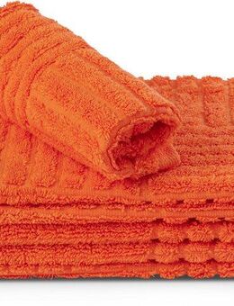 ROSS Waschhandschuh CARRE, (Packung, 6-St), 100% Baumwolle, Rippenstruktur, große Farbauswahl