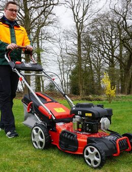 Starter Set Benzin Rasenmäher mit Antrieb Schnittbreite 51 cm 5in1 Elektrostart Radantrieb - Wuppertal