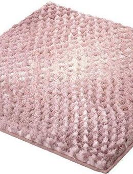 Kleine Wolke Badematte Cory, Höhe 24 mm, rutschhemmend beschichtet, fußbodenheizungsgeeignet, Polyester, quadratisch, Badteppich, modischer Farbverlauf, Hoch-Tief Effekt, waschbar