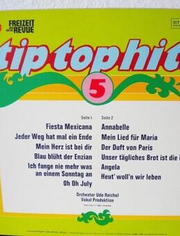 Orchester Udo Reichel-Tip Top Hits 5-Vokal Prod.-Vinyl-LP,Somerset,60/70er Jahre,Rar ! - Linnich