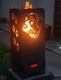 Feuertonne Feuerkorb mit individuellen Motiv Logo Bild - Leer (Ostfriesland)