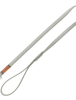 Trixie BE NORDIC Leder-Leine, hellgrau - Größe XS-S: 120 cm lang, 15 mm breit