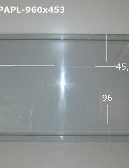 Wohnwagenfenster ca 96 x 45,3 gebraucht Hersteller Paraplastik (leicht bläulich) - Schotten Zentrum