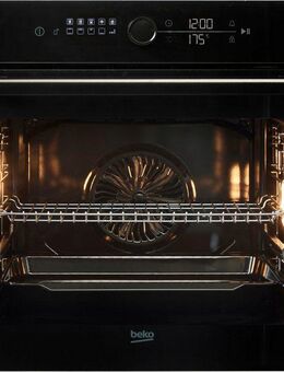 BEKO Einbaubackofen BBIM17400BS, mit 1-fach-Teleskopauszug, SteamShine