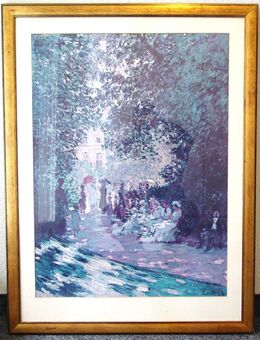 Parisians enjoying the parc Monceau Claude Monet - München Bogenhausen