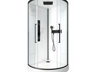 Marwell Komplettdusche White Round, BxT: 90x90 cm, Einscheibensicherheitsglas, inkl. Armaturen