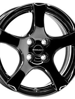 verkaufe 1 kompletsatz borbet f schwarz glossy - Dortmund