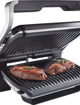 Tefal Kontaktgrill OptiGrill, 6 automatische Programme, ein manuelles Programm, 2000 W, spülmaschinengeeignete Platten und SaftauffangbehälterGC705D