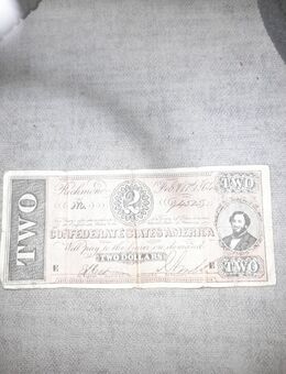 2 $ Banknote von 1864 - Bonn Auerberg